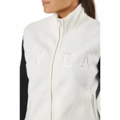 Teddy Pile Vest Off White