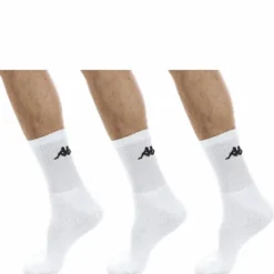 Tennis Trisper Socks 3pk White/Black