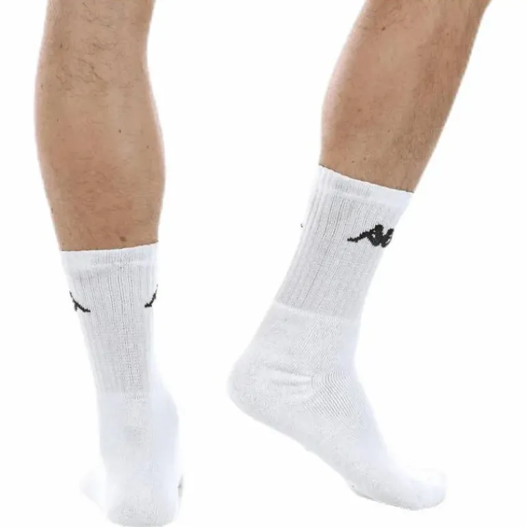 Tennis Trisper Socks 3pk White/Black