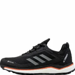 Terrex Agravic Flow GORE-TEX Trail Running Shoes Core Black / Grey Four / Signal Pink / Coral