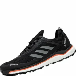 Terrex Agravic Flow GORE-TEX Trail Running Shoes Core Black / Grey Four / Signal Pink / Coral