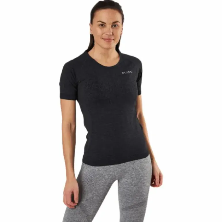 Thea Seamless Tee Black