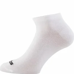 Thin Linear Low-Cut Socks 3 Pairs White / Black