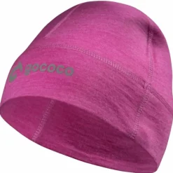 Thin Running Hat Wool Pink