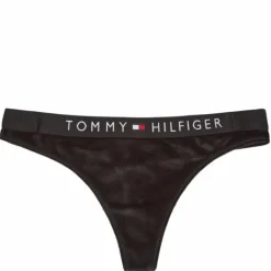 Thong Velour Black