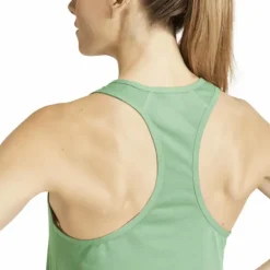 Train Essentials Minimal Branding Racerback Tank Top Green