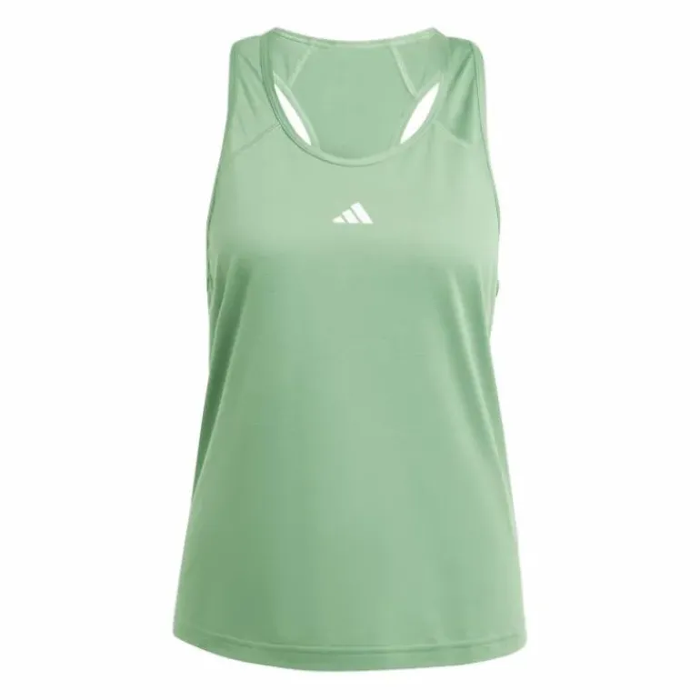 Train Essentials Minimal Branding Racerback Tank Top Green
