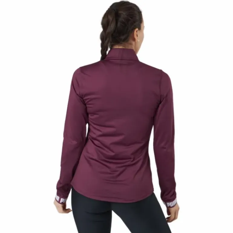 Train Puma Strong 1/4 Zip Grape Wine