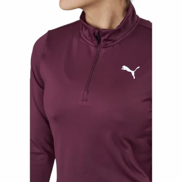 Train Puma Strong 1/4 Zip Grape Wine