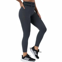 Training Branded Aeroknit 7/8 High Rise Tight Dgh Solid Grey
