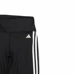 Training Essentials 3-Stripes High-Waisted Short Leggings Black