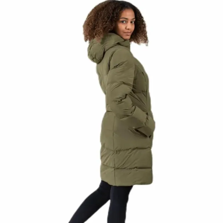 Transit Insulation Longline Jacket Green