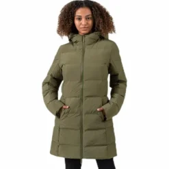 Transit Insulation Longline Jacket Green