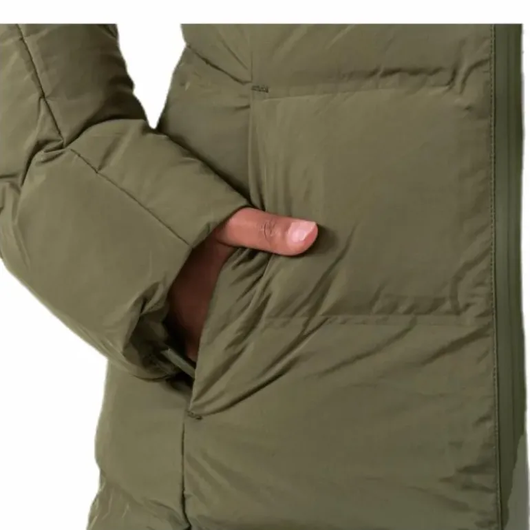 Transit Insulation Longline Jacket Green