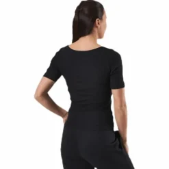 T-shirt Ribbed Black