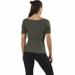 T-shirt Ribbed Green
