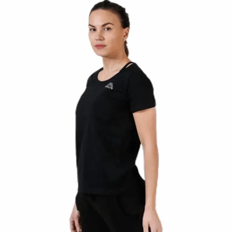 T-Shirt S/S, Logo Momba Black