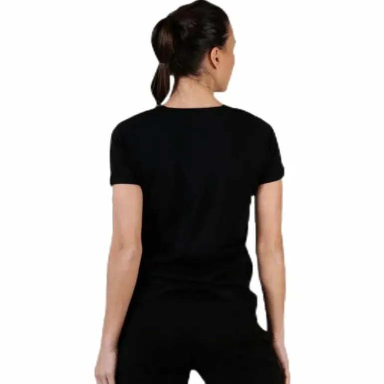 T-Shirt S/S, Logo Momba Black