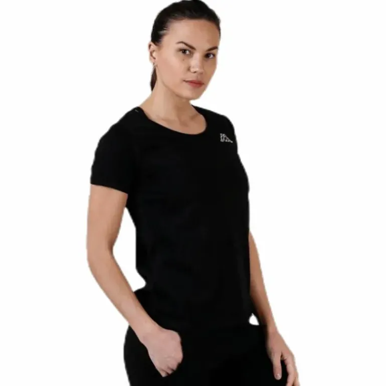 T-Shirt S/S, Logo Momba Black