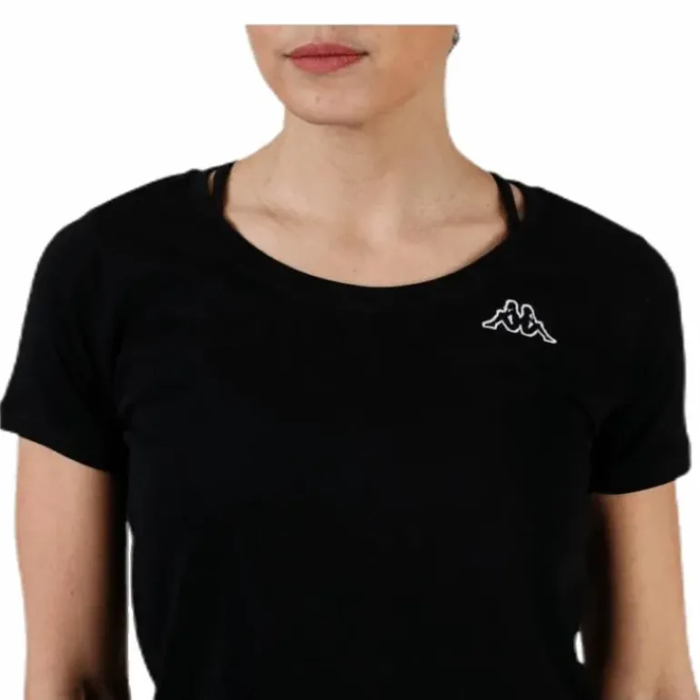 T-Shirt S/S, Logo Momba Black