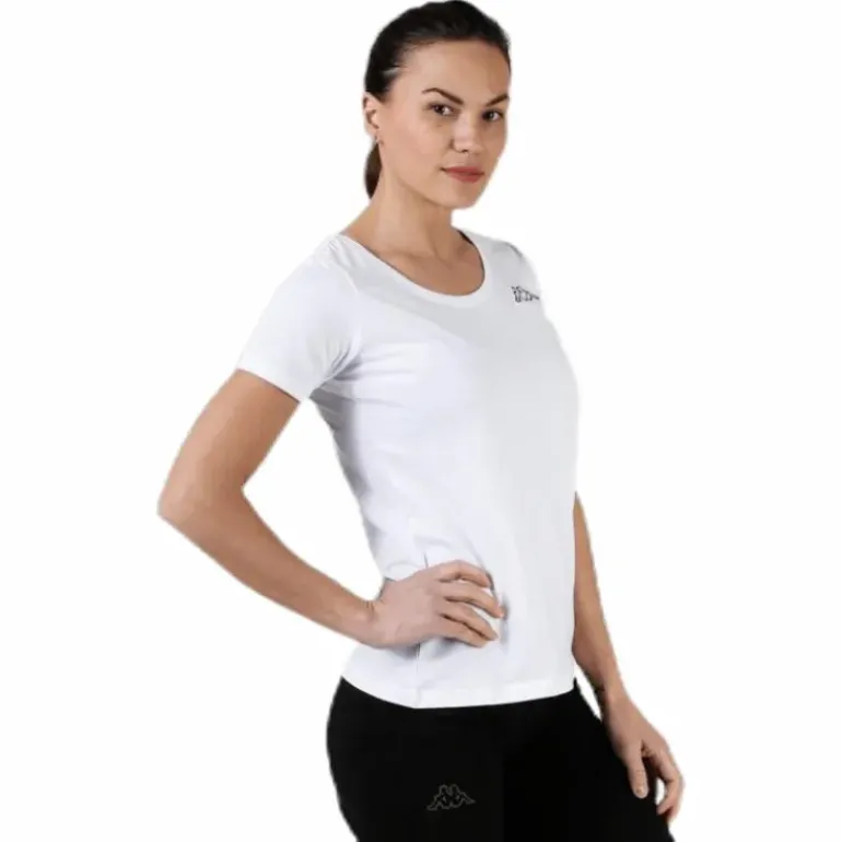 T-Shirt S/S, Logo Momba White