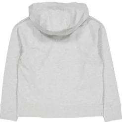 Two Tone Logo Drawcord Zip Hoo Pearl Grey Heather