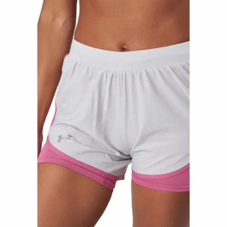 Ua Fly By Elite 2-in-1 Short Ghost Gray