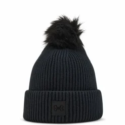 Ua Halftime Ribbed Pom Black