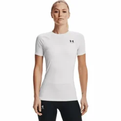Ua Hg Authentics Comp Ss White