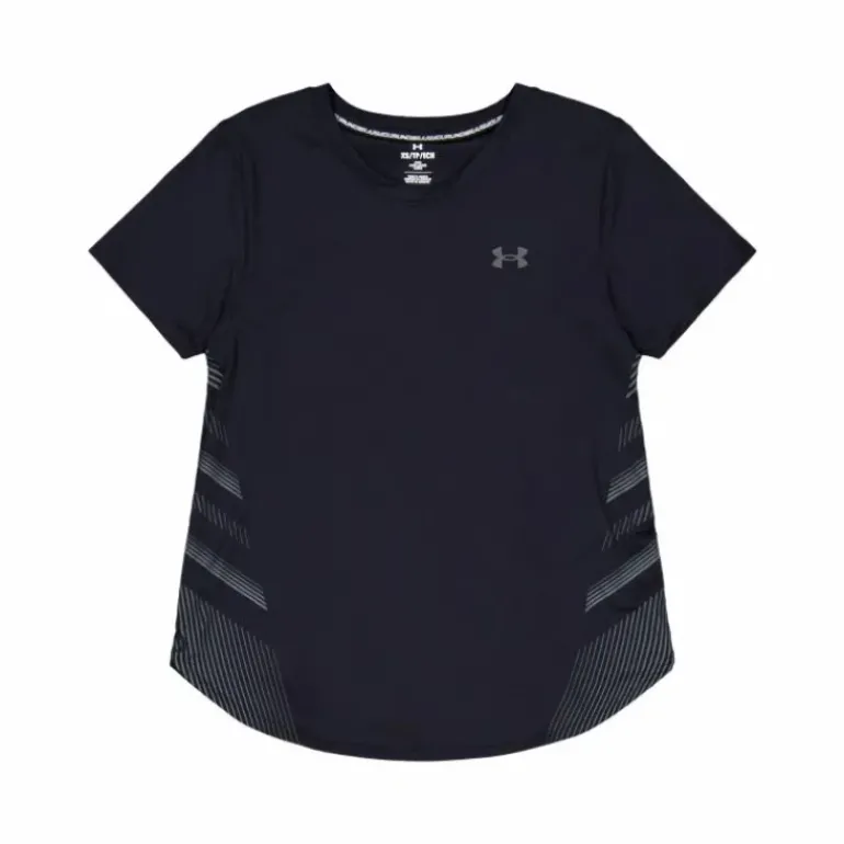 Ua Iso-chill Laser Tee Ii Black