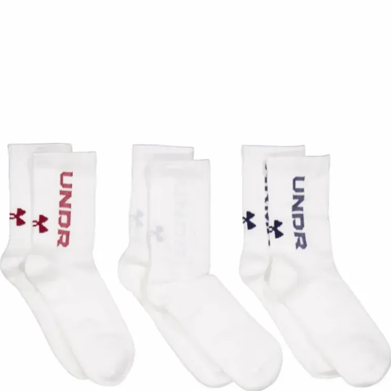 Ua 3-maker 3pk Mid-crew Mod Gray