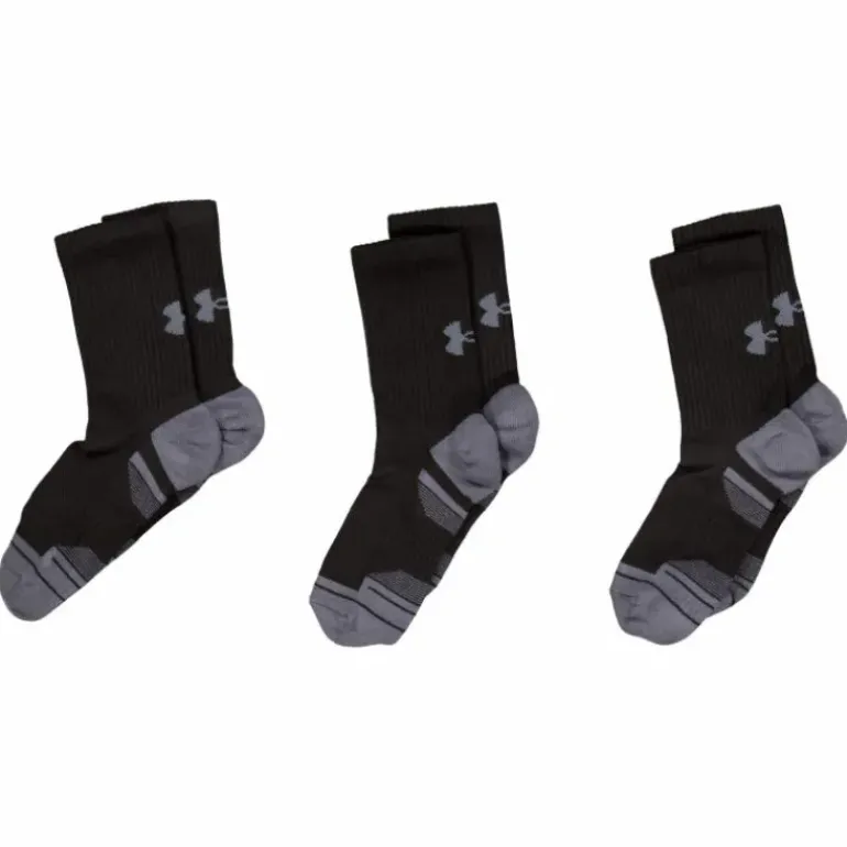 Ua Performance Cotton 3p Mid Black