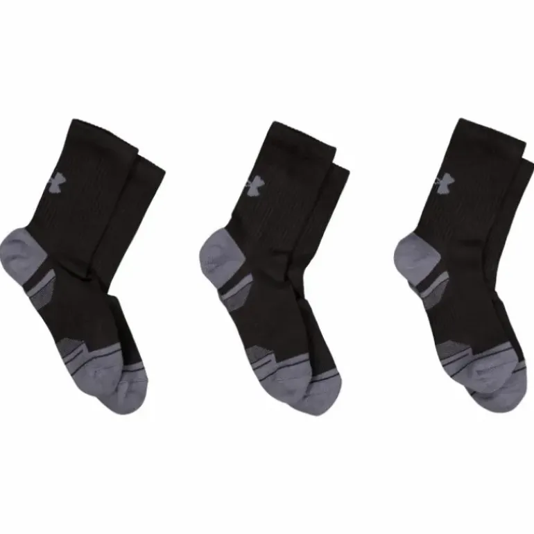 Ua Performance Cotton 3p Mid Black