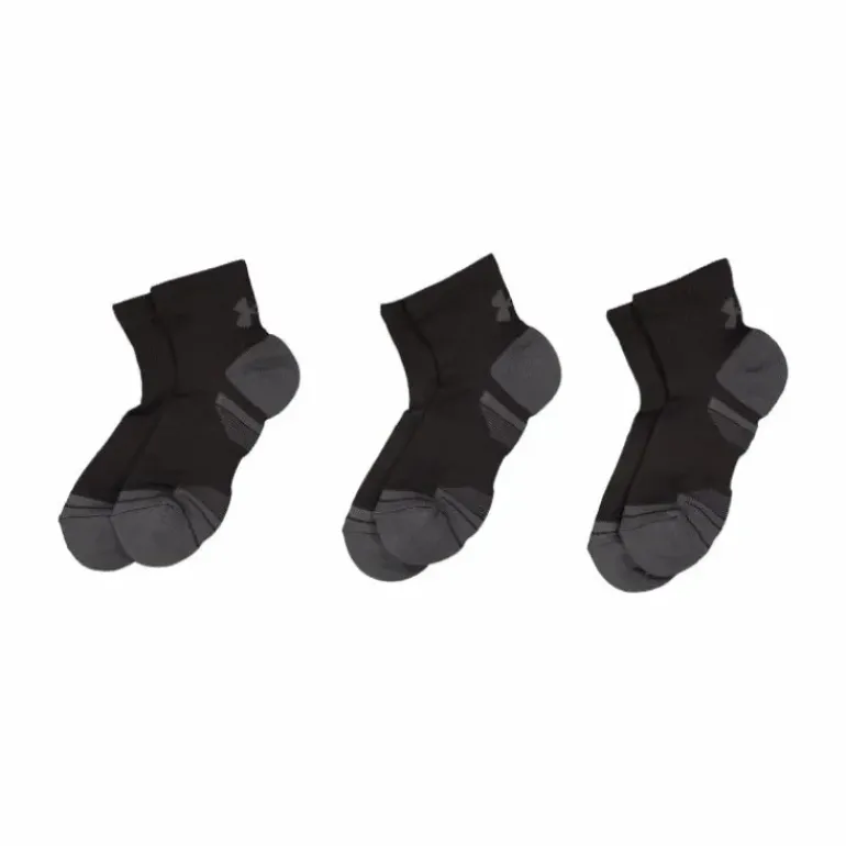 Ua Performance Tech 3pk Qtr Black