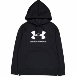 Ua Rival Fleece Big Logo Hdy Black