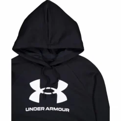 Ua Rival Fleece Big Logo Hdy Black