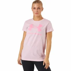 Ua Sportstyle Logo Ss Prime Pink