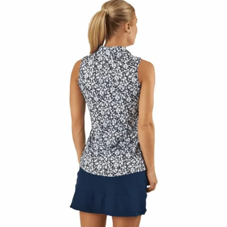 Ultimate365 Sleeveless Golf Polo Shirt Black