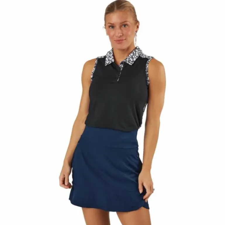 Ultimate365 Sleeveless Golf Polo Shirt Black