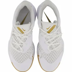 Unisex Hyperspeed Court Indoor White/mtlc Gold
