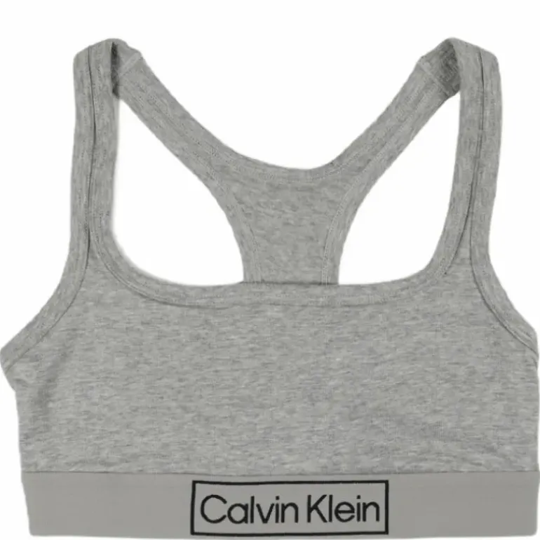 Unlined Bralette Grey Heather