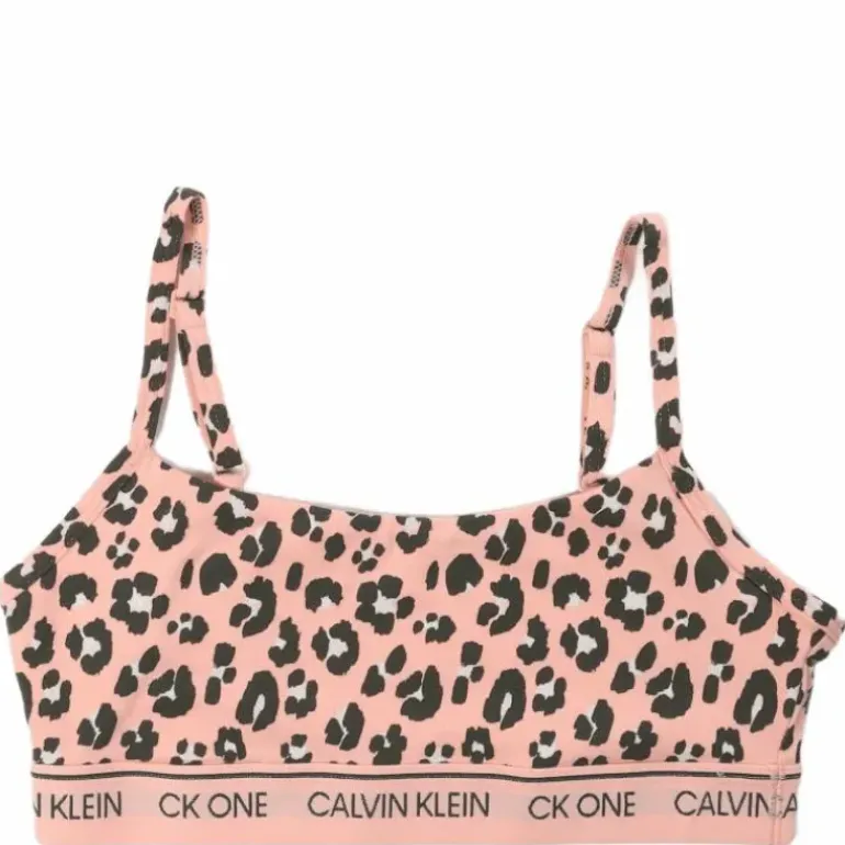 Unlined Bralette Stephen Leopard Print_peach Me