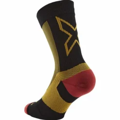 Vectr Light Cushion Crew Sock Winter Moss/chilli Oil