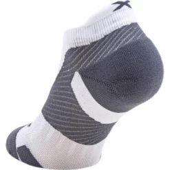 Vectr LightCushion NoShow Sock White/Grey