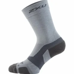 Vectr Merino L.cush Crew Sock Grey/grey