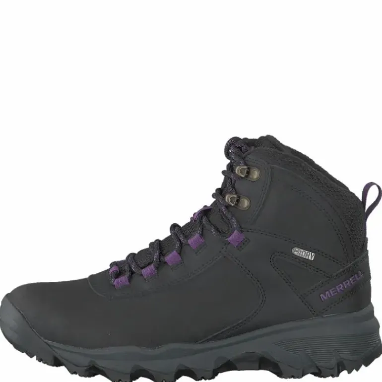 Vego Mid Leather North Wp Ice+ Black/gloxinia