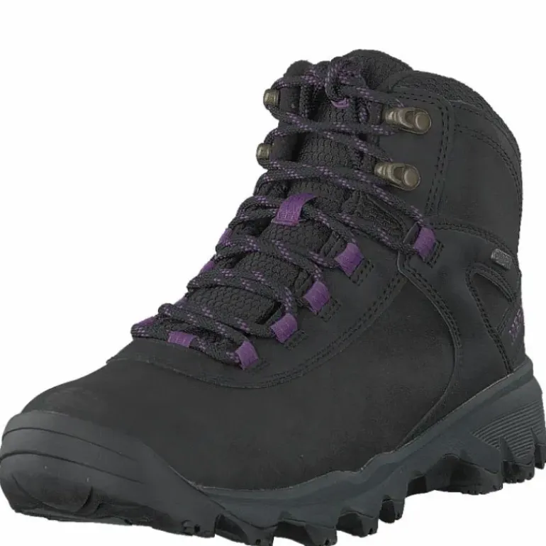 Vego Mid Leather North Wp Ice+ Black/gloxinia
