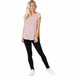 Vic S/S Solid Top Pink