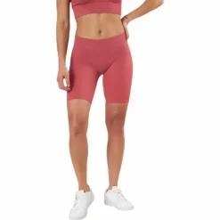 Vicky Rib Seamless Shorts Red