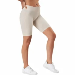 Vicky Rib Seamless Shorts Grey